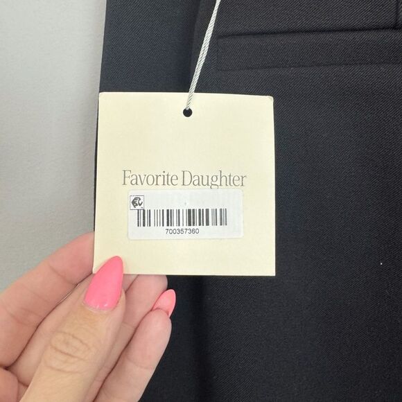 FAVORITE DAUGHTER | NEW The Favorite Black Pants Women’s Size 16 Petite - Picture 11 of 13